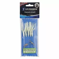 Sølvkroken Harpekroksett Mini Blekksprut Selvlysende