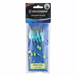 Sølvkroken Harpekroksett Glitterving