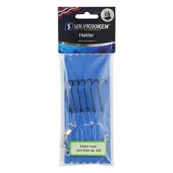 Sølvkroken Hekle Med Sort Krok