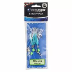 Sølvkroken Spesialkroksett Glitterving Blå
