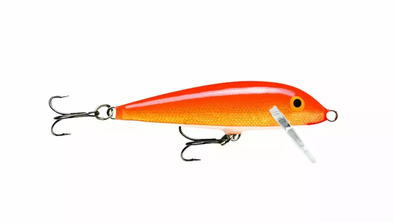 Rappala Rapala Countdown Sinking Gold Fluorent Red 3 Rappala Rapala Countdown Sinking Gold Fluorent Red